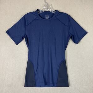 Tommie Copper Shirt Mens M‎ Blue Lower Back Support Short Sleeve Stretch Tee